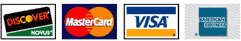 major credit cards accepted
