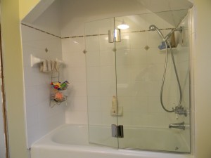 glass shower enclosure and door installation